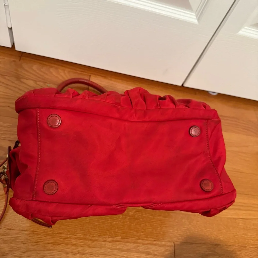 MZ Wallace Baby Jane Nylon Bag in Red